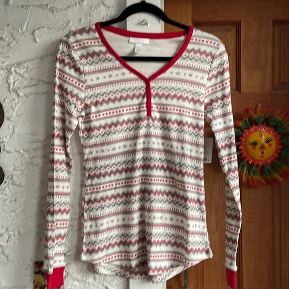 NWT- LC Lauren Conrad Holiday PJ Set - Picture 4 of 16